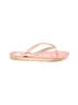 Roxy Pink Flip Flops Size 11 (estimated, kids) - photo 1