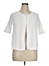 Westbound 100% Cotton White Cardigan Size XL Petite - photo 1