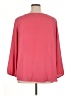Terra & Sky 100% Polyester Pink 3/4 Sleeve Blouse Size 0X - photo 2