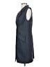 ModCloth 100% Polyester Gray Blue Vest Size S - photo 5