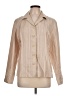 Pendleton Tan Ivory Long Sleeve Silk Top Size L - photo 1