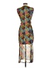 Saunders Collective 100% Polyester Print Brown Cocktail Dress Size 10 - photo 2