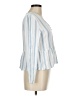 SO Stripes Blue Long Sleeve Blouse Size M - photo 4