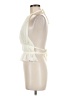 Shein 100% Polyester Ivory Sleeveless Blouse Size 6 - photo 5