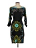 Olian Graphic Black Cocktail Dress Size XS - photo 2