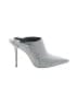 Jimmy Choo Plaid Gray Silver Mule/Clog Size EU 36 1/2 - photo 1