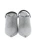 Jimmy Choo Plaid Gray Silver Mule/Clog Size EU 36 1/2 - photo 2
