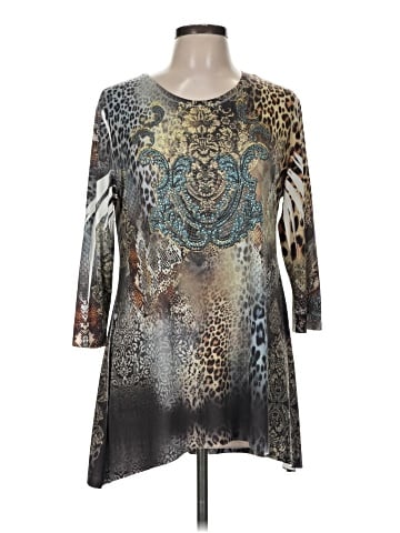 Jess & Jane 3/4 Sleeve T-Shirt (view 1)