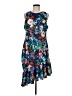 Alexia Admor Print Blue Cocktail Dress Size M (estimated) - photo 1