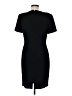 Patrick Collection 100% Polyester Solid Black Casual Dress Size 6 - photo 2