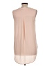 H&M 100% Polyester Tan Sleeveless Blouse Size 10 - photo 2
