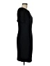 Patrick Collection 100% Polyester Solid Black Casual Dress Size 6 - photo 4