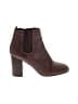 Tory Burch Burgundy Ankle Boots Size 10 1/2 - photo 1