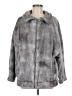 Old Navy 100% Polyester Gray Faux Fur Jacket Size M - photo 1