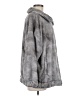 Old Navy 100% Polyester Gray Faux Fur Jacket Size M - photo 4