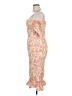 Dee Elly 100% Polyester Tropical Orange Cocktail Dress Size XL - photo 5