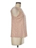 Alice + Olivia Red Sleeveless Silk Top Size M (estimated) - photo 4
