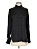 Vince. Polka Dots Black Long Sleeve Silk Top Size XS - photo 1