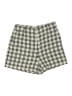 Saint + Sofia Checkered-gingham Ivory Shorts Size 8 - photo 1
