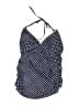 Unbranded Polka Dots Blue Swimsuit Top Size M - photo 1