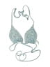 Unbranded Paisley Gray Blue Swimsuit Top Size S (petite) - photo 1