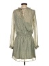 Socialite 100% Polyester Green Casual Dress Size S - photo 2