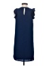 Naked Zebra Solid Blue Casual Dress Size S - photo 2