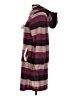 Mignon Stripes Burgundy Pullover Sweater Size L - photo 5