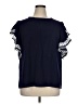 Shein Curve Blue Short Sleeve Top Size 1X - photo 1
