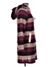 Mignon Stripes Burgundy Pullover Sweater Size L - photo 4