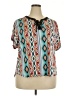 New Directions Teal Short Sleeve Blouse Size 2X - photo 1