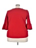 Green Envelope Red 3/4 Sleeve Top Size 3X - photo 2