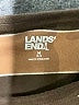 Lands' End Stripes Brown Short Sleeve T-Shirt Size 12 - photo 3