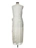 Mac Duggal 100% Polyester Silver Cocktail Dress Size 10 - photo 2
