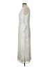 Mac Duggal 100% Polyester Silver Cocktail Dress Size 10 - photo 5