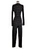 BCBGeneration 100% Polyester Graphic Black Jumpsuit Size S - photo 2