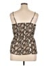 Maurices 100% Polyester Tan Sleeveless Blouse Size 14 (0) - photo 2