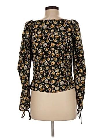 Topshop Long Sleeve Blouse (view 2)