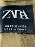 Zara 100% Polyester Green Coat Size 11 - 12 - photo 3