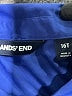 Lands' End Solid Blue Short Sleeve Button-Down Shirt Size 16 - photo 3