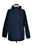 IZOD 100% Polyester Solid Blue Raincoat Size L - photo 1