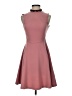 H&M Solid Pink Cocktail Dress Size 4 - photo 1