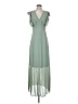 First Love 100% Polyester Green Casual Dress Size S - photo 1