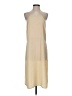Aquarius 100% Polyester Solid Tan Casual Dress Size S - photo 1