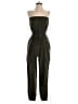 Assorted Brands 100% Polyester Solid Green Jumpsuit Size S - photo 1