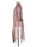 Lisa Rinna 100% Polyester Pink Kimono Size XL - photo 5