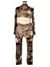 Shein Curve Animal Print Gold Jumpsuit Size 18 Plus (3) - photo 2