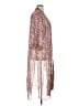 Lisa Rinna 100% Polyester Pink Kimono Size XL - photo 4