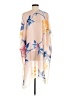 Jessica McClintock 100% Polyester Ivory Pink Kimono One size - photo 2