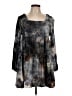 Rough & Tumble Gray 3/4 Sleeve Blouse Size L (estimated) - photo 1